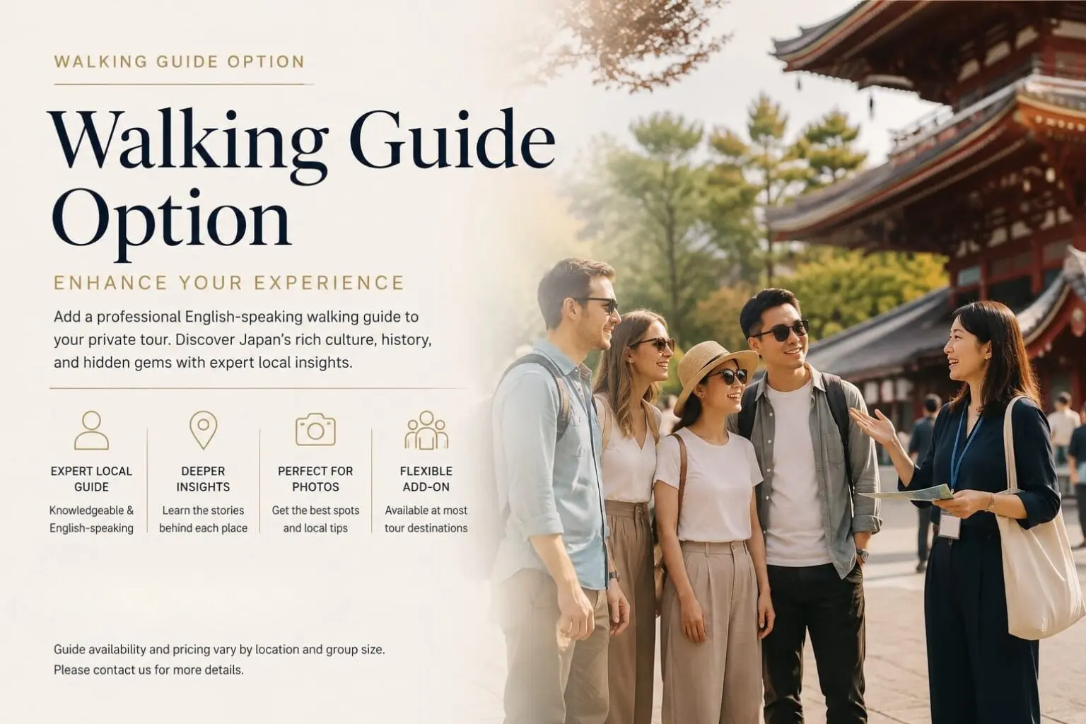 Walking Guide Option
