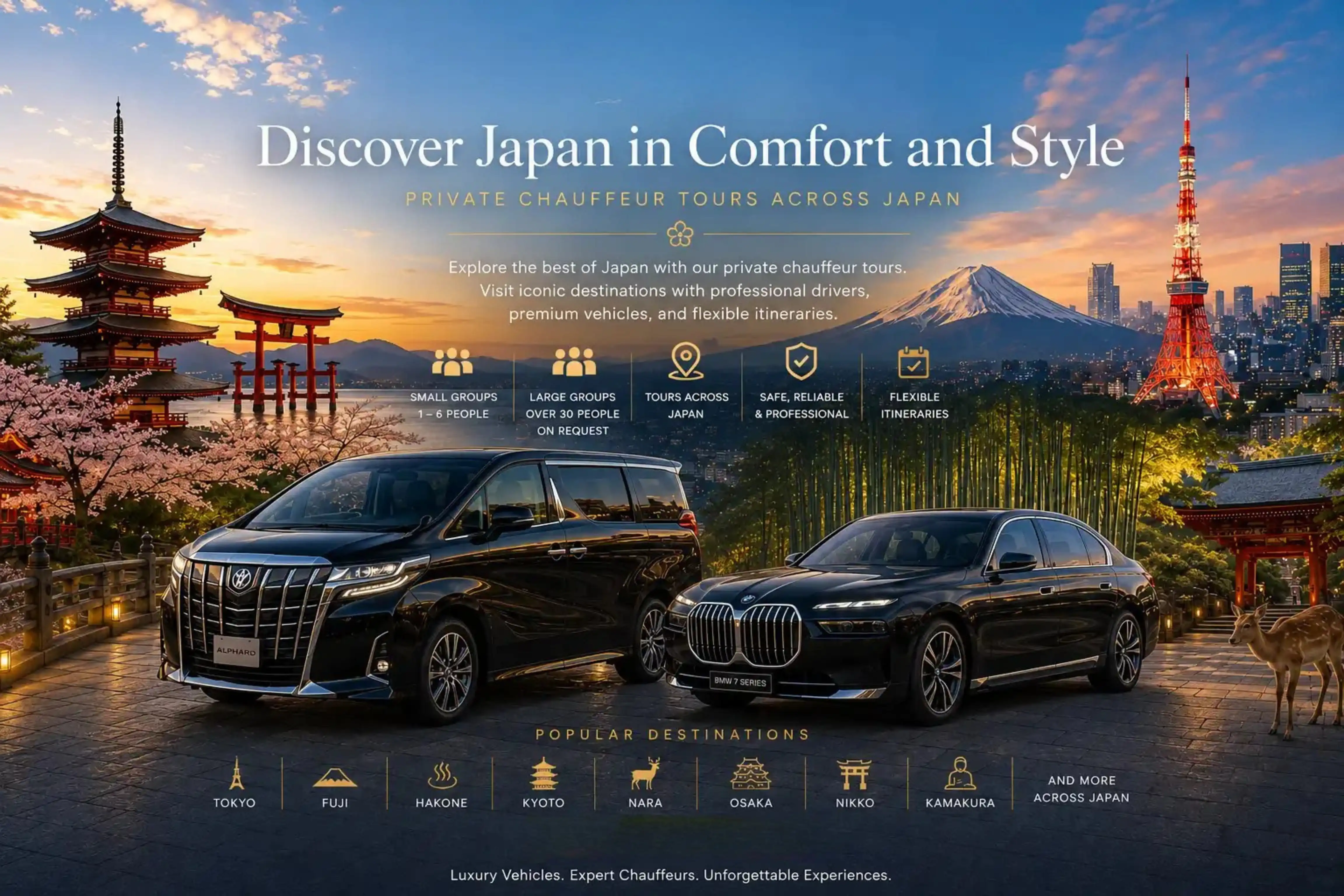 Tokyo Grand Tours - Private Chauffeur Tours Across Japan