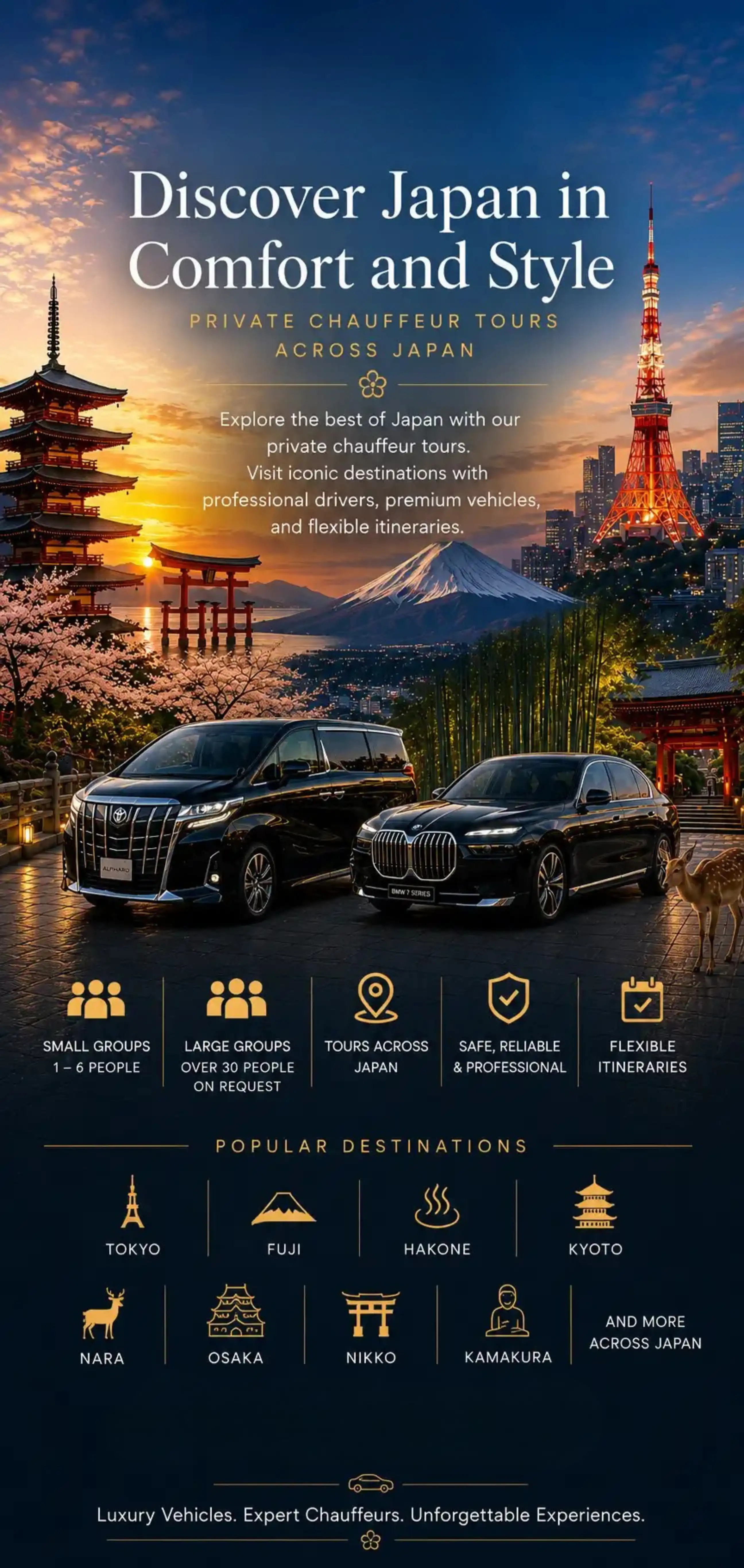Tokyo Grand Tours - Private Chauffeur Tours Across Japan